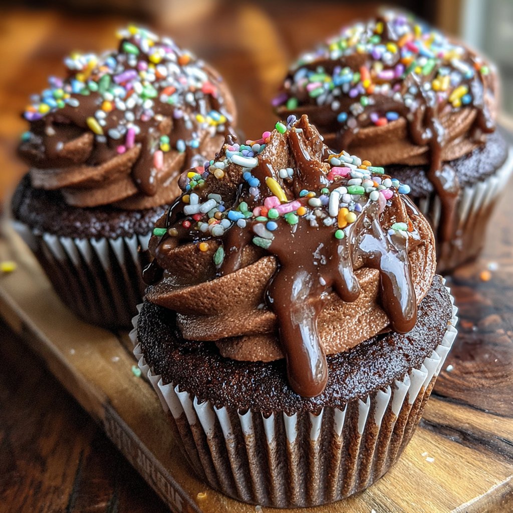 Decadent Chocolate Delight Cupcakes