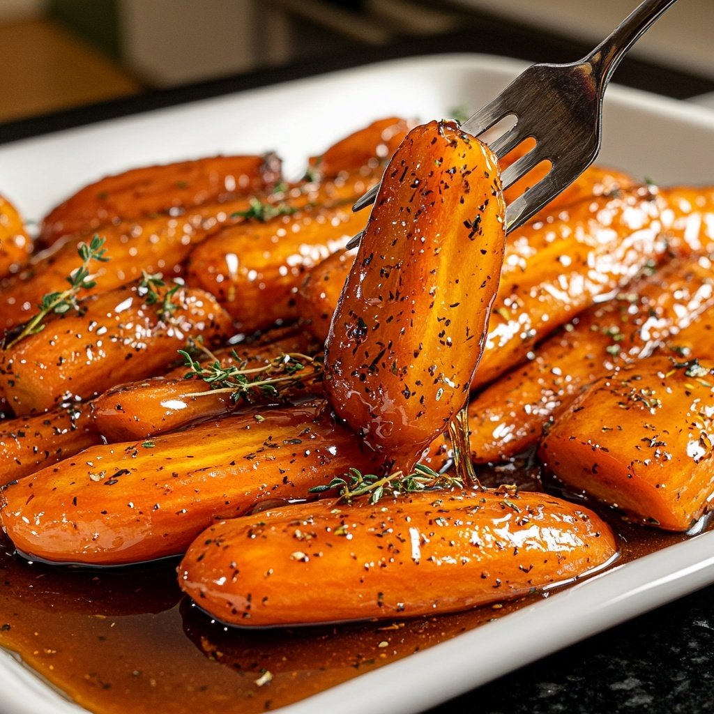 Honey Glazed Carrots with Fresh Thyme