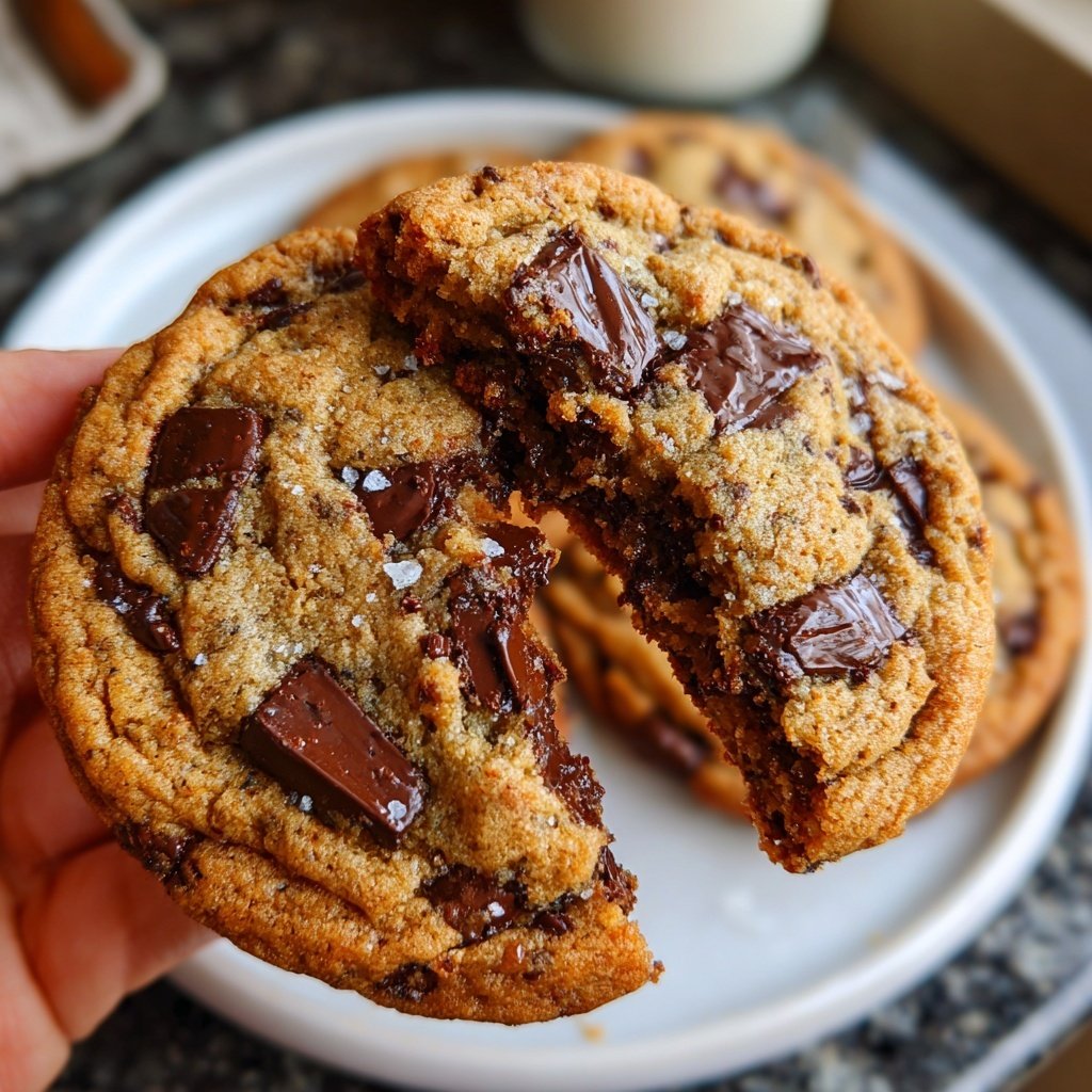 Brown Butter Sea Salt Chocolate Chip Cookies​
