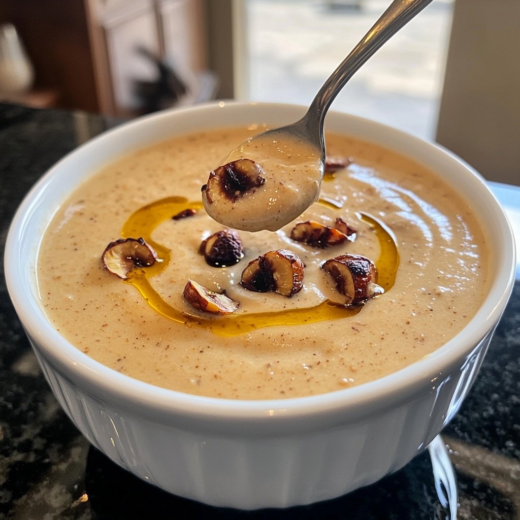 Warm Chestnut Cream Soup