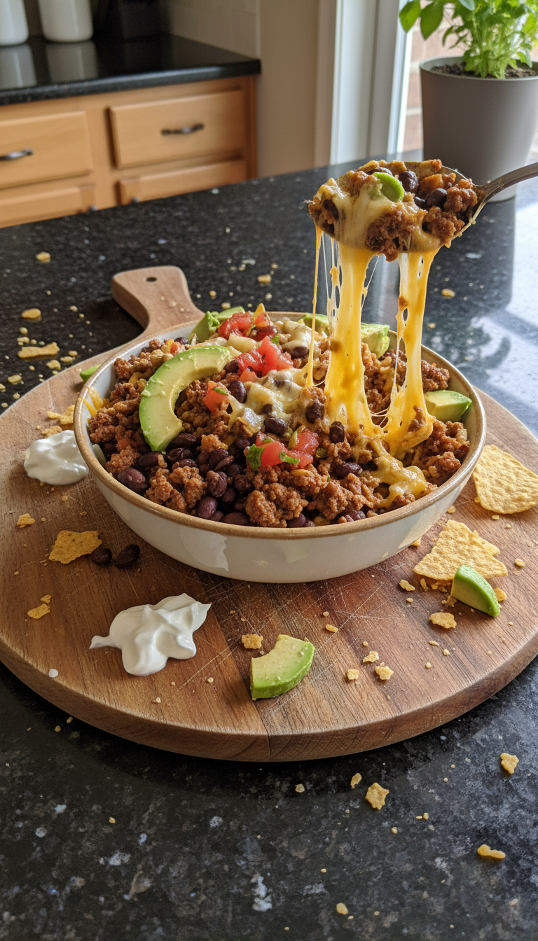 Beef Burrito Bowls Fiesta