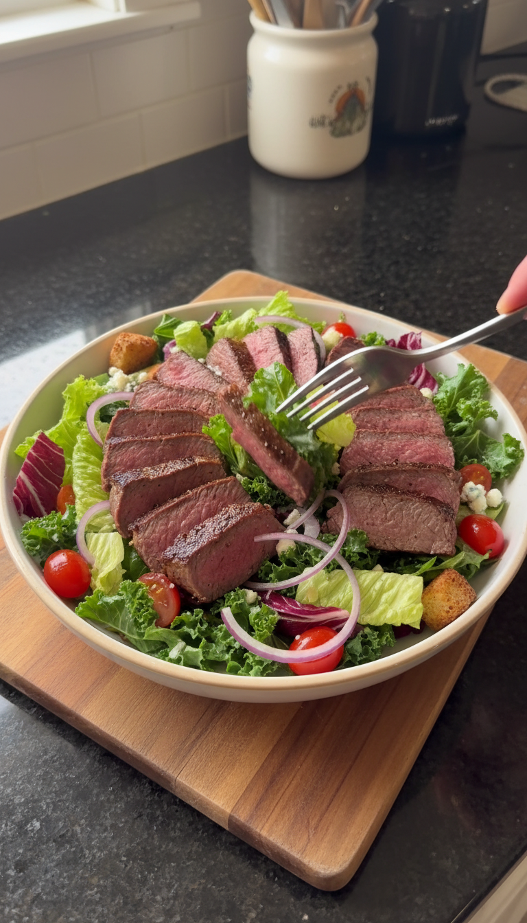 Sliced Filet Mignon Salad