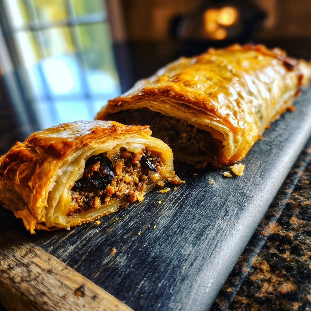 Beef Wellington with Mushroom Duxelles