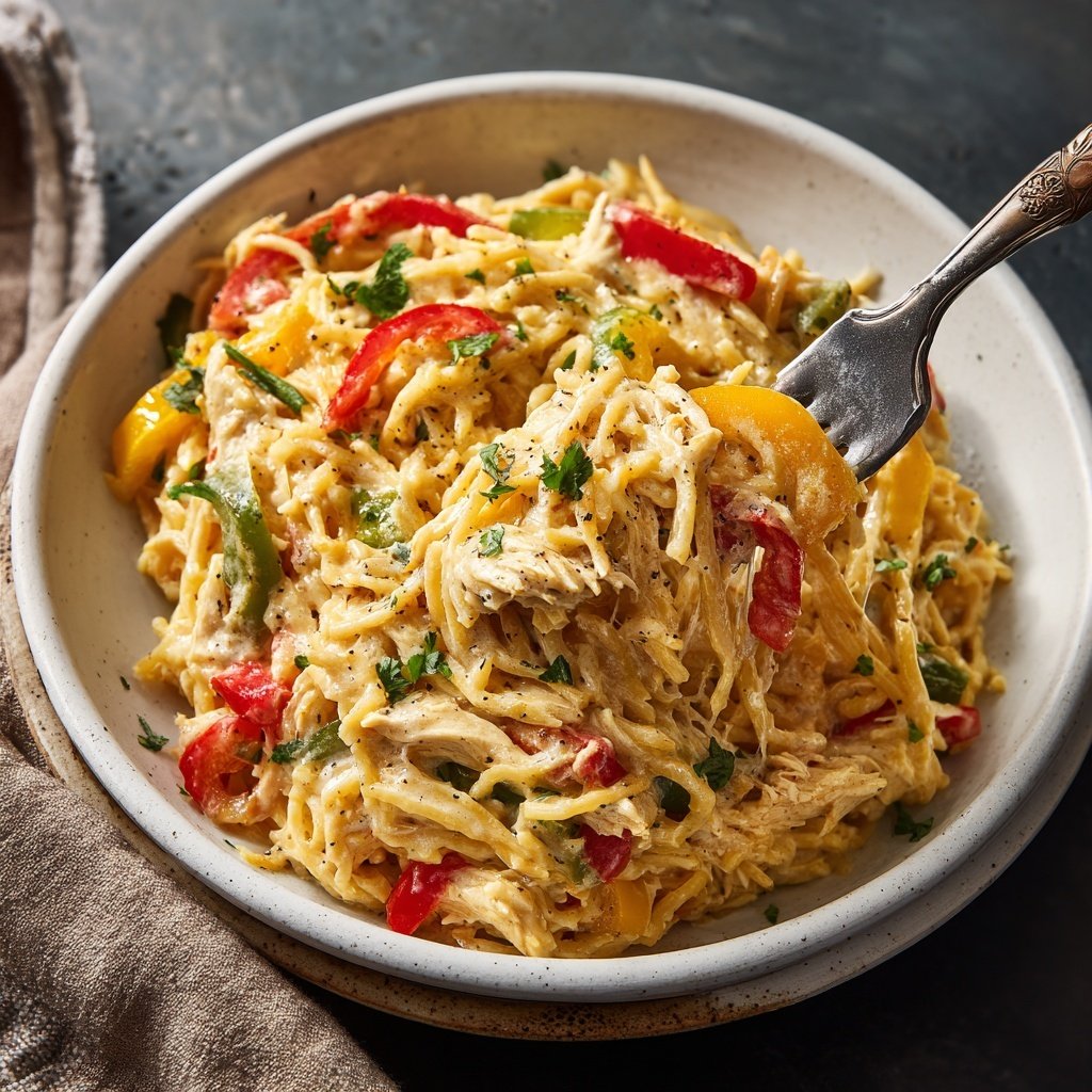 Chicken Spaghetti Comfort Classic Dinner