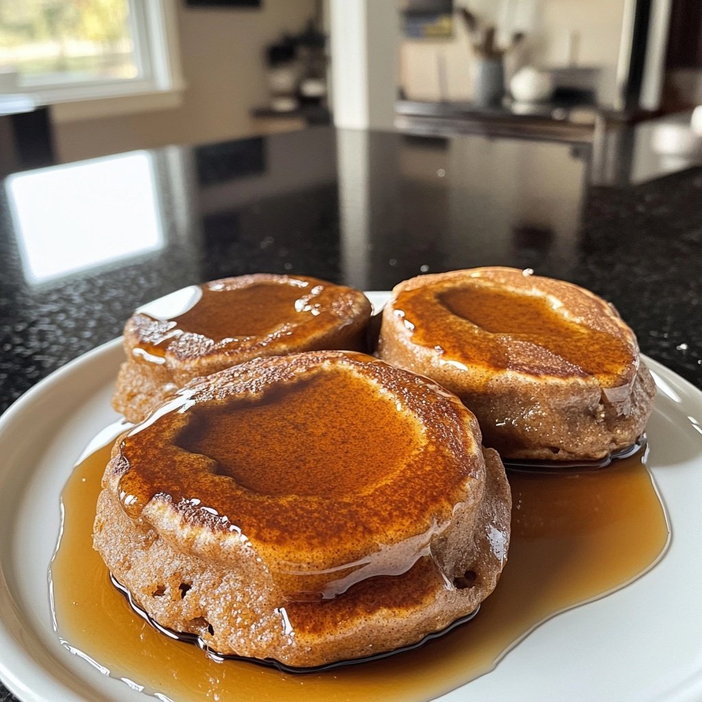 Fluffy Gingerbread Pancakes