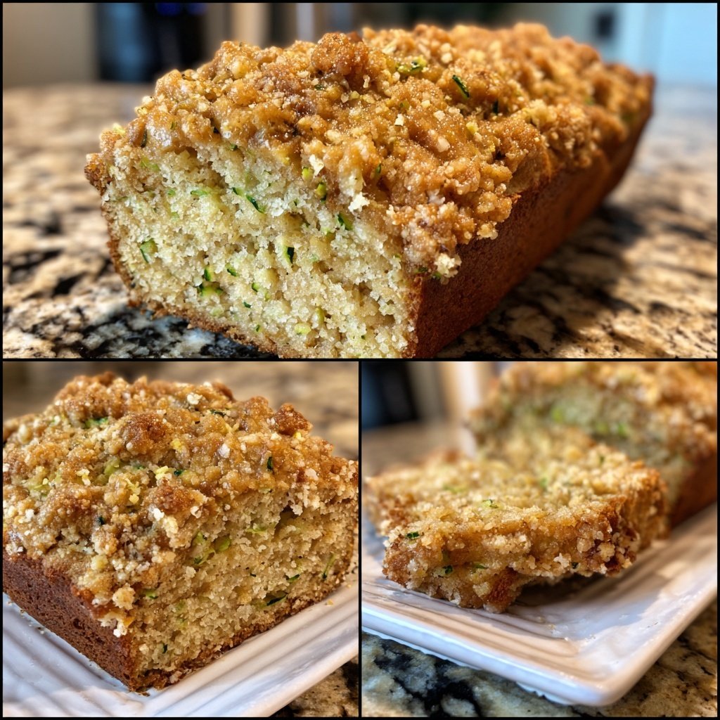Zucchini Pumpkin Streusel Bread