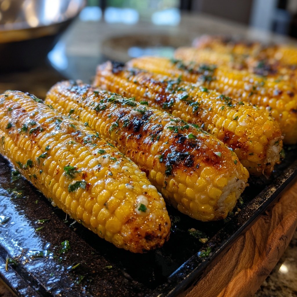 Herb-Butter Roasted Corn on the Cob