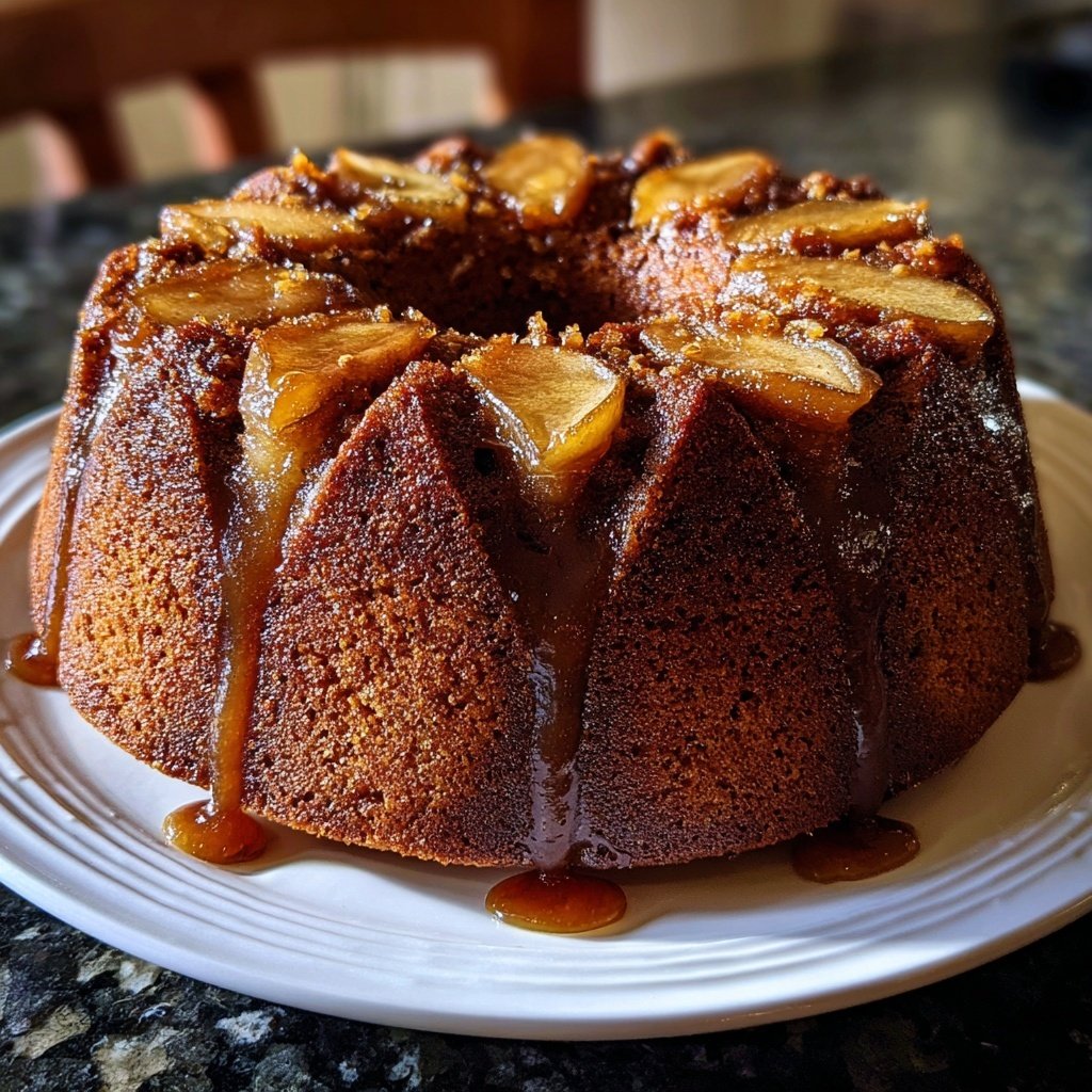 Capricorn Pear Gingerbread Cake