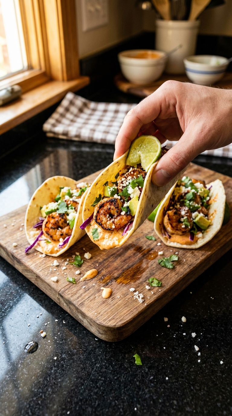 Chili Lime Aioli Tacos