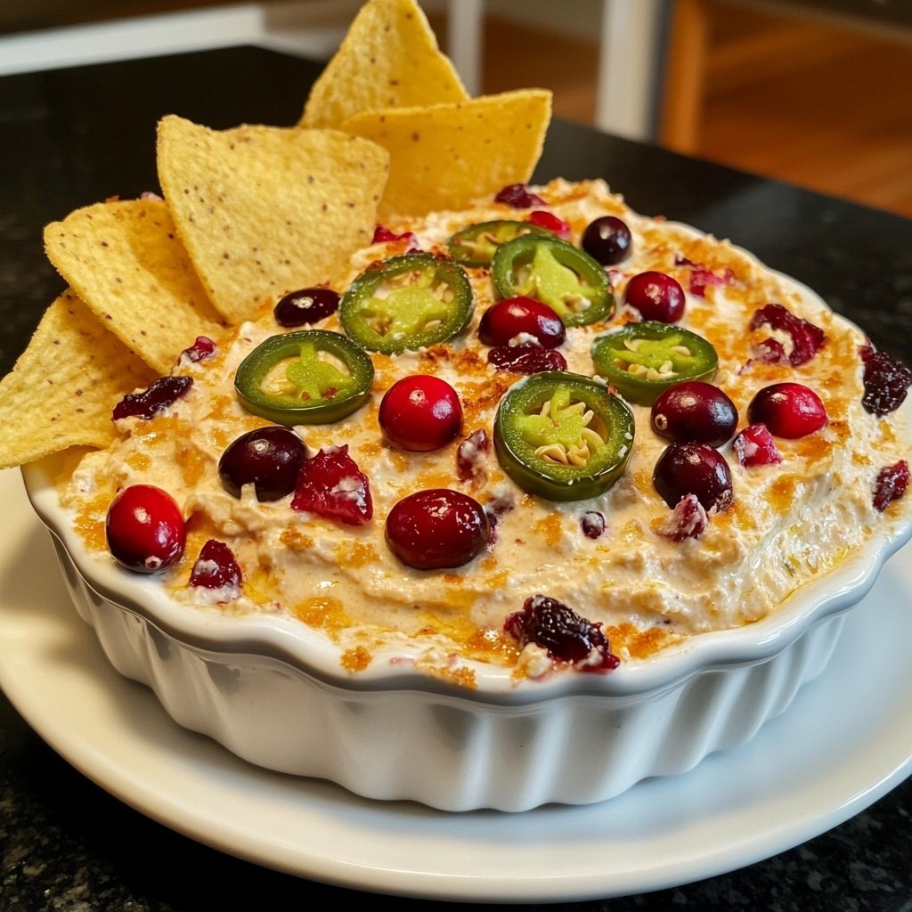 Quick Cranberry Jalapeno Dip