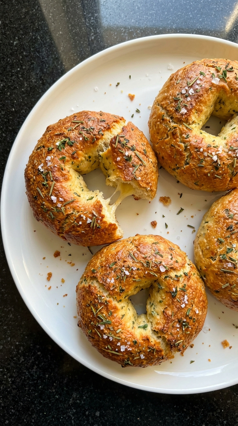 Savory Herb Cottage Bagels
