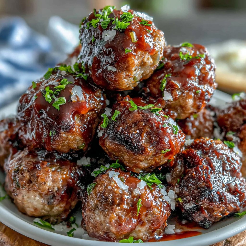Barbecue Hamburger Meatballs