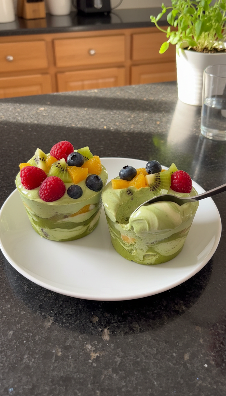 Matcha Frozen Yogurt Cups