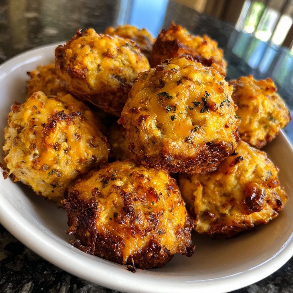 Cheddar Bay Sausage Balls