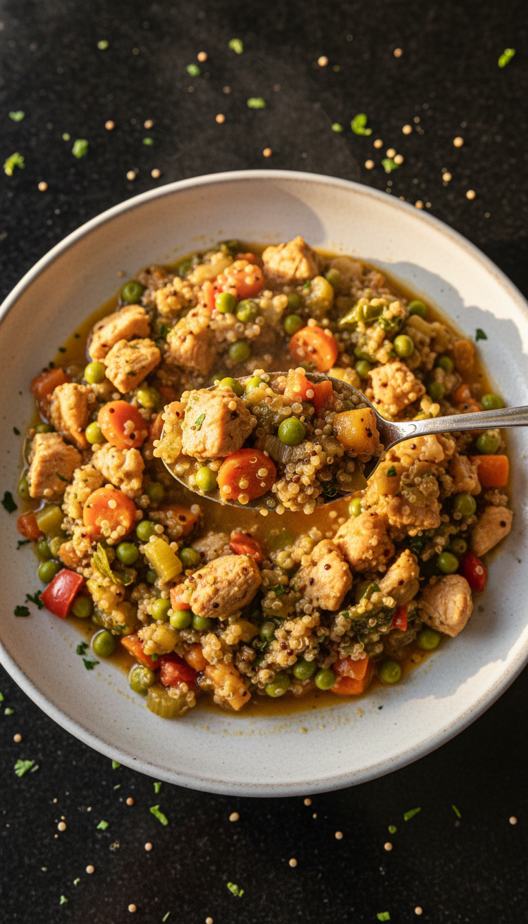 Warm Chicken and Quinoa Stew