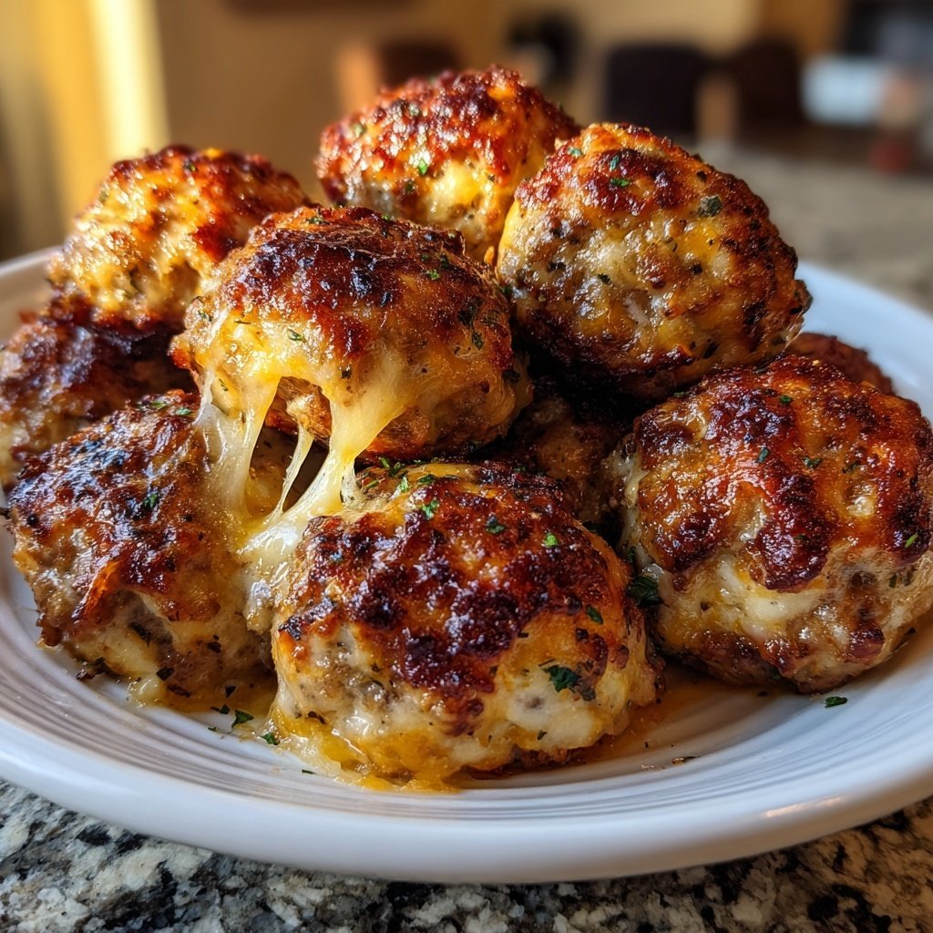 Sausage Balls with Red Lobster Biscuit Mix
