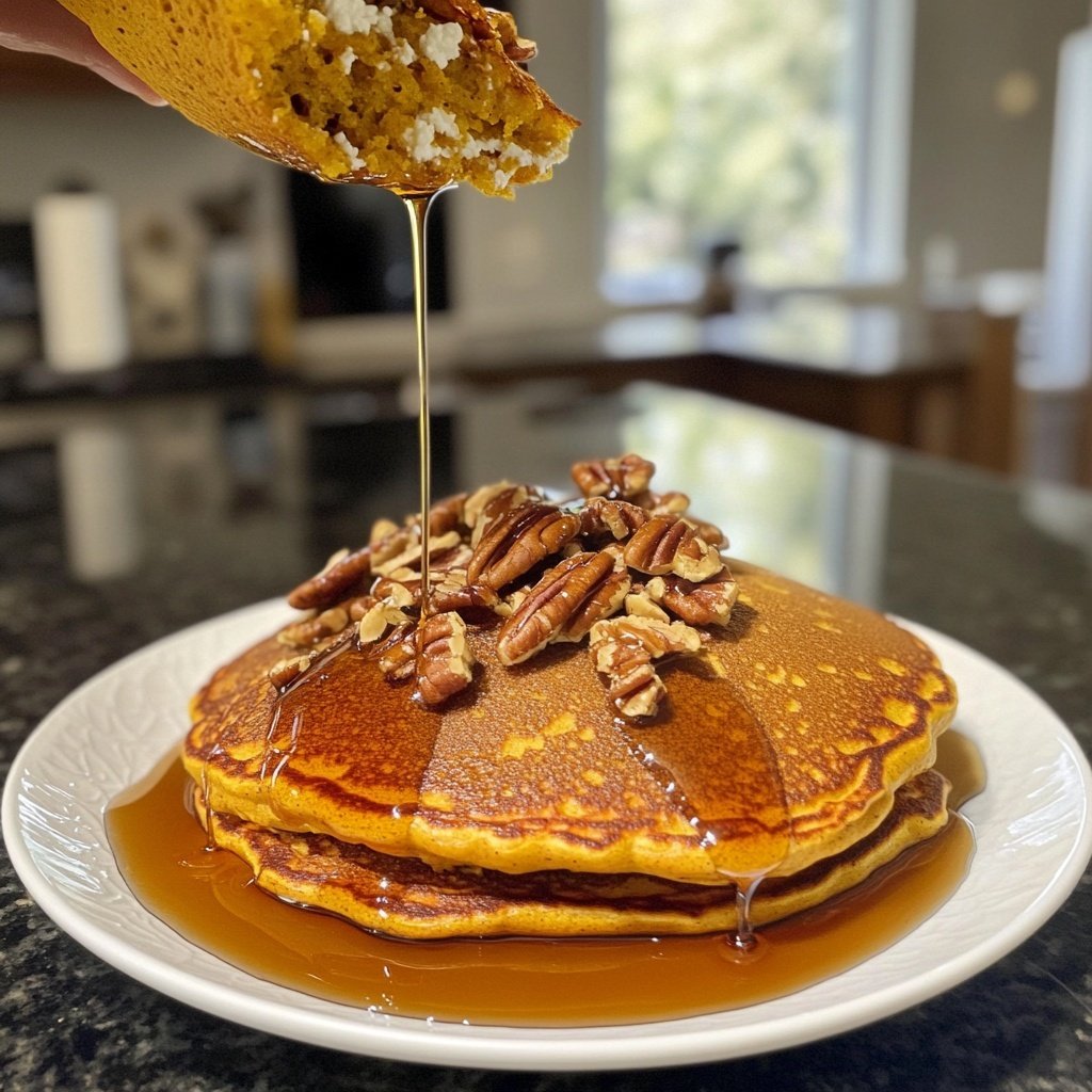 Pumpkin Ricotta Pancakes