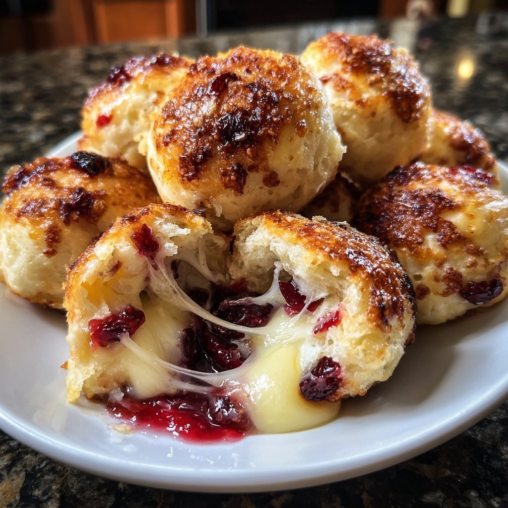 Mini Cranberry Brie Bites