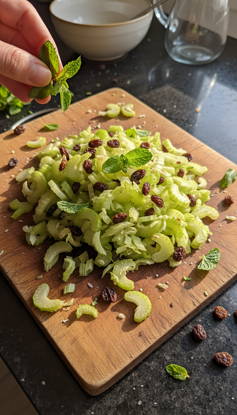 Celery and Raisin Salad