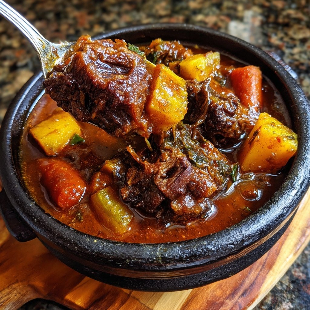 Jamaican Oxtail Stew Recipe