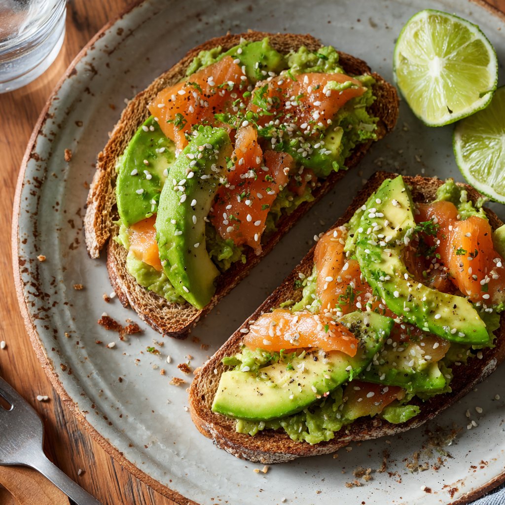 Zesty Salmon and Avocado Toast