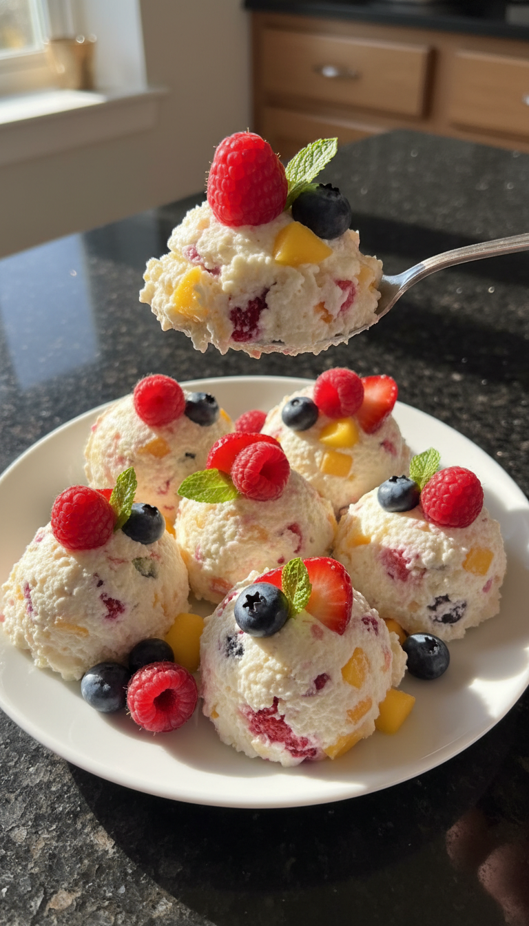 Fruity Cottage Cheese Treats