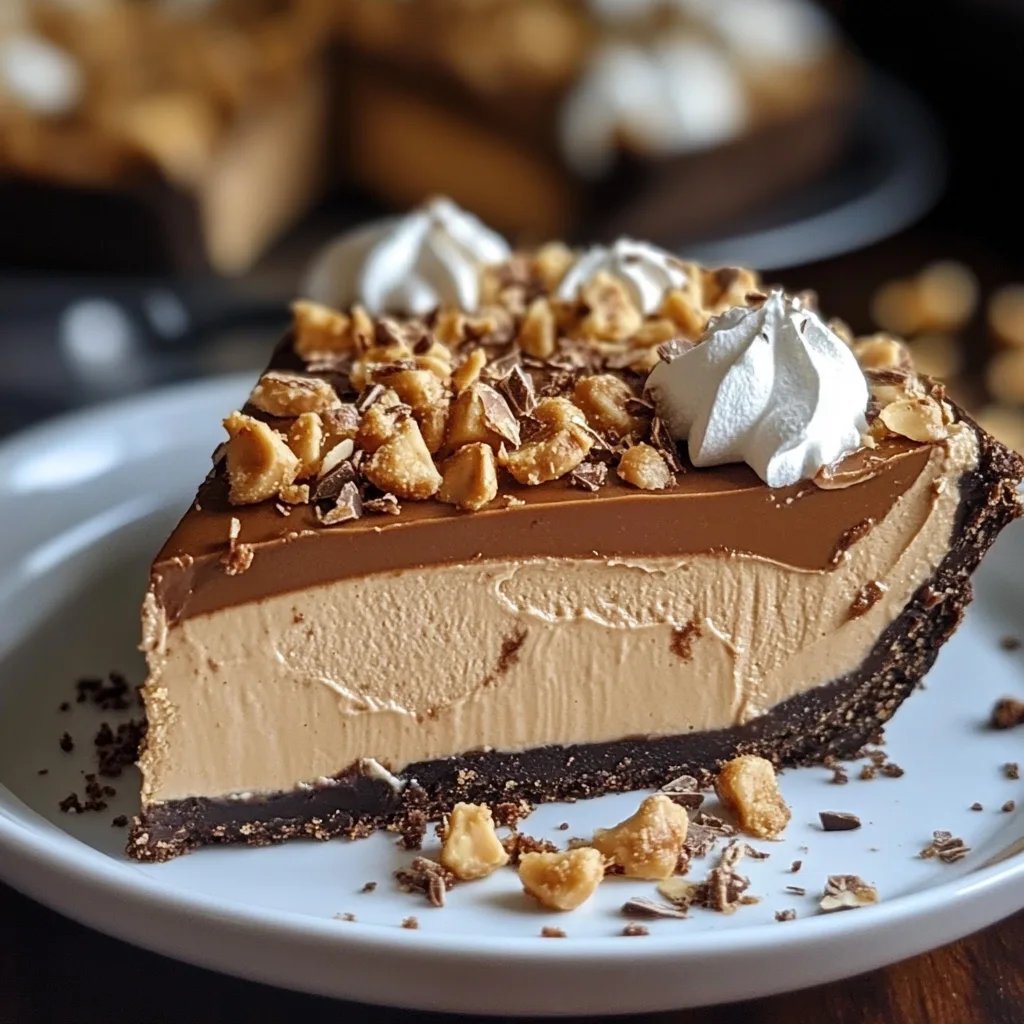 No Bake Peanut Butter Pie