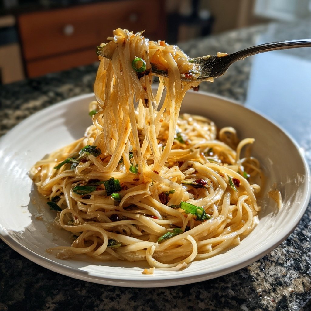 Scallion Noodles Umami Oil