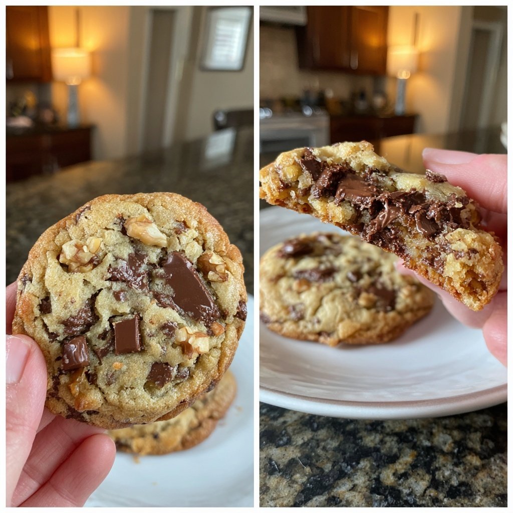 Chocolate Chip Walnut Cookies