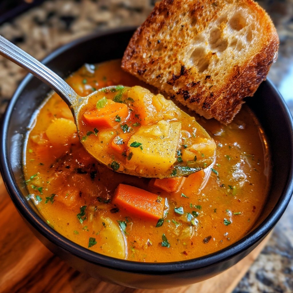 Carrot Potato and Cabbage Soup