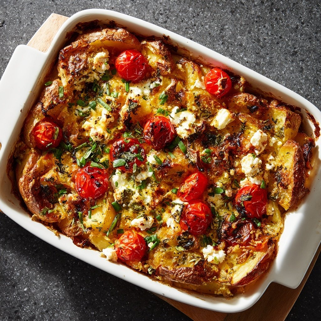Savory Mediterranean Potato Bake