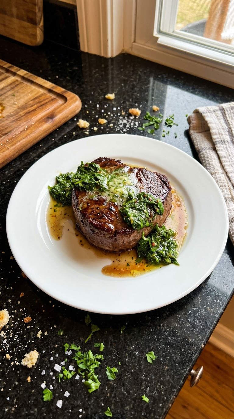 Filet Mignon with Chimichurri