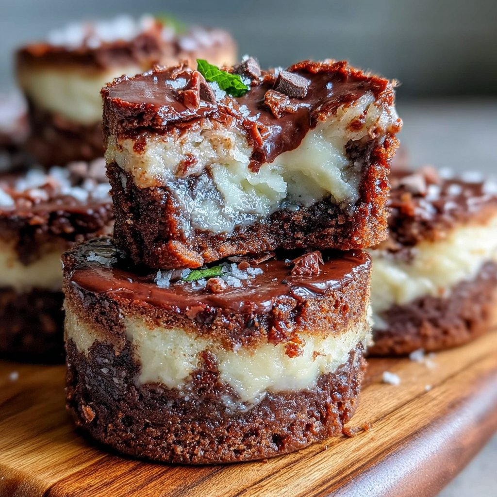 Chocolate Marble Brownie Bites