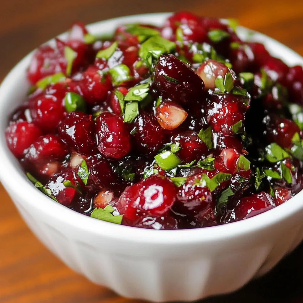 Zesty Cranberry Salsa