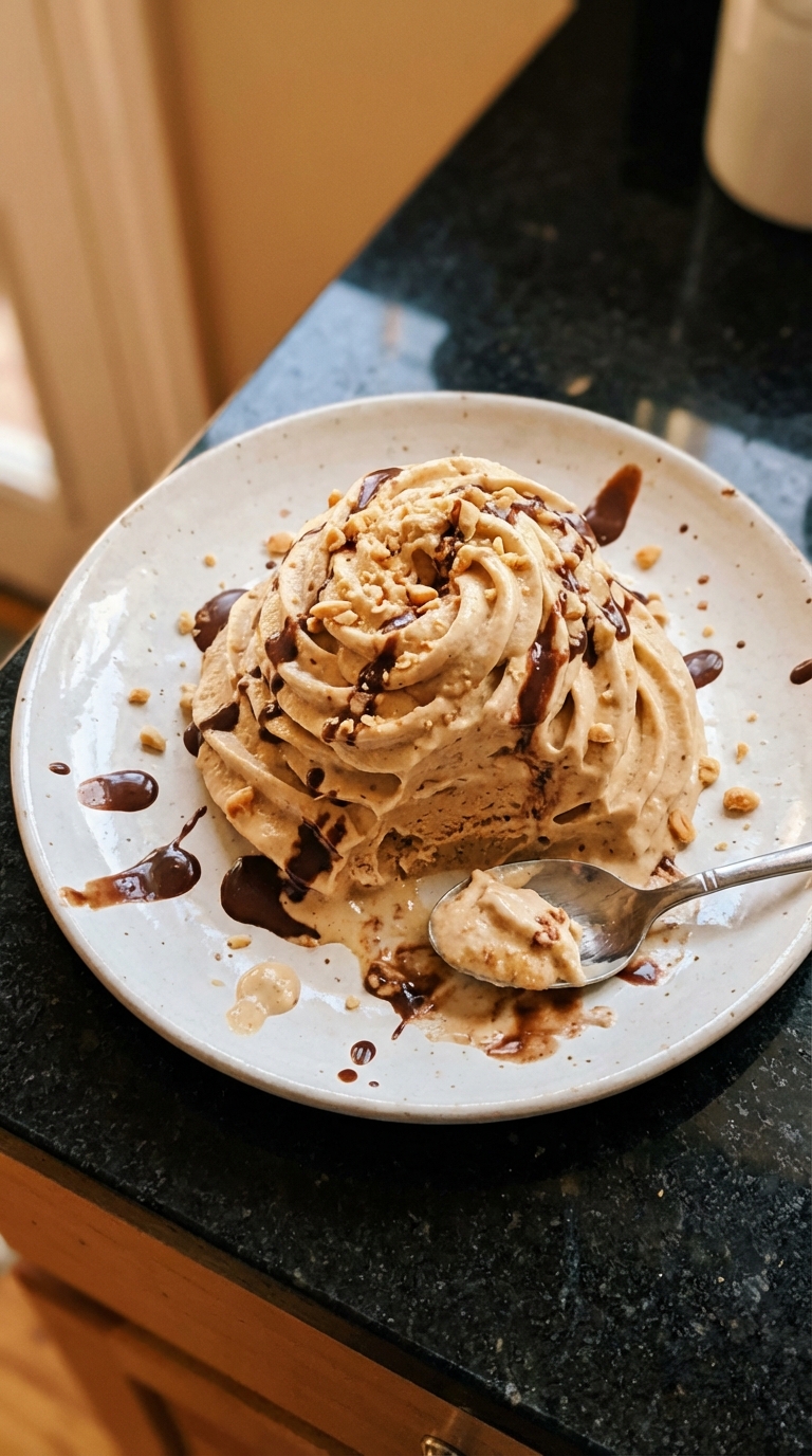 Peanut Butter Frozen Yogurt Delight