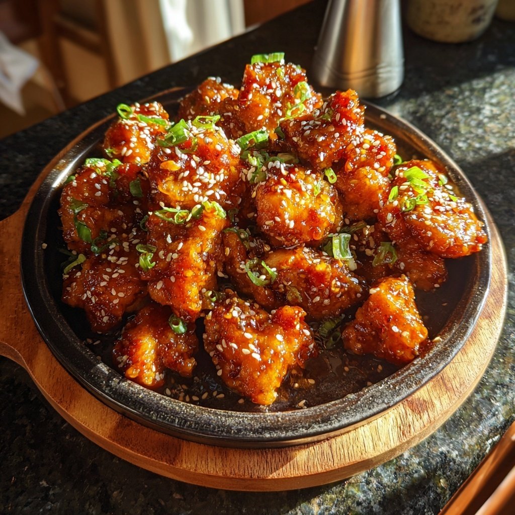 Sweet and Spicy Glazed Chicken