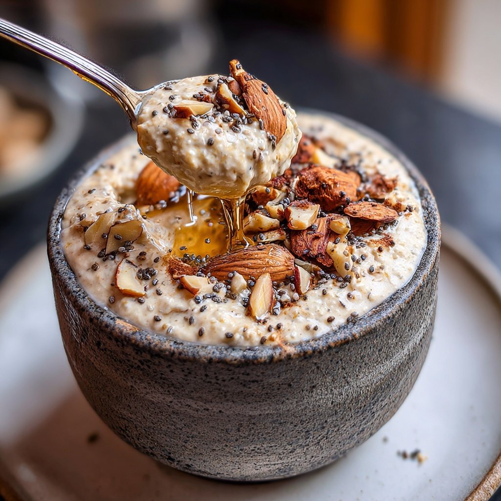 Nutty Overnight Protein Oats